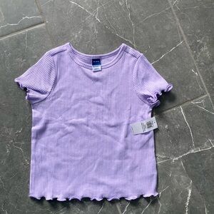 Old Navy Lavender Ribbed Kids Tee